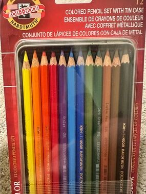 Koh-I-Noor Colored Pencil Set (12 Colors) - Assorted